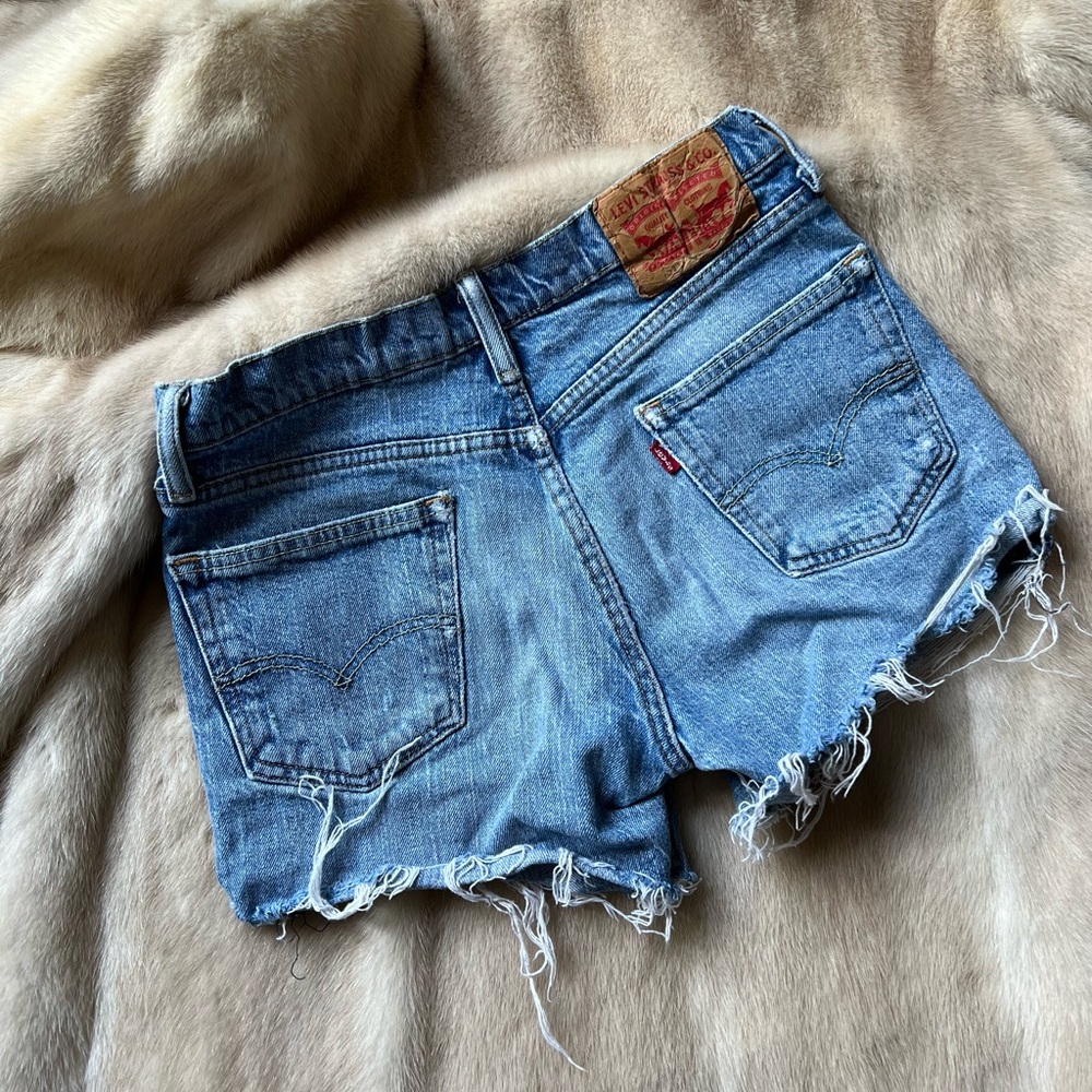 Denim Blue Women's Levi Shorts